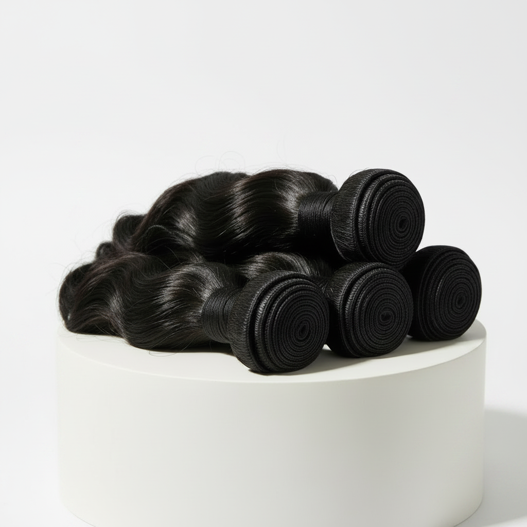 100% human hair bundles - straight
