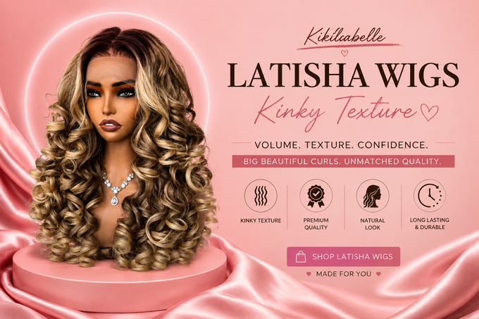 Latisha wigs - Kinky texture
