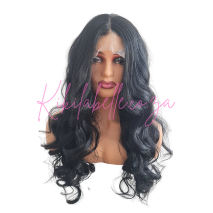Tehillah - 24" Japanese Futura fiber - wavy - black