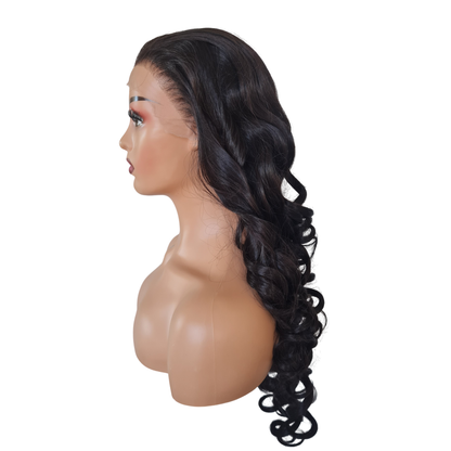 Latisha silky texture wig - 24inch - Chocolate brown (Color 2)