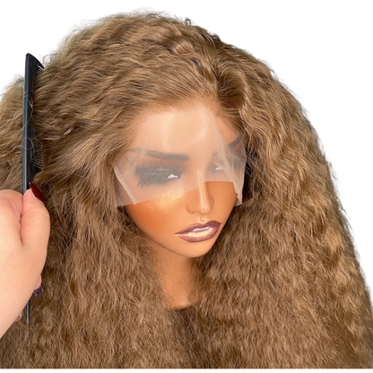 Futura lace front curly wig - 22inch - Light brown