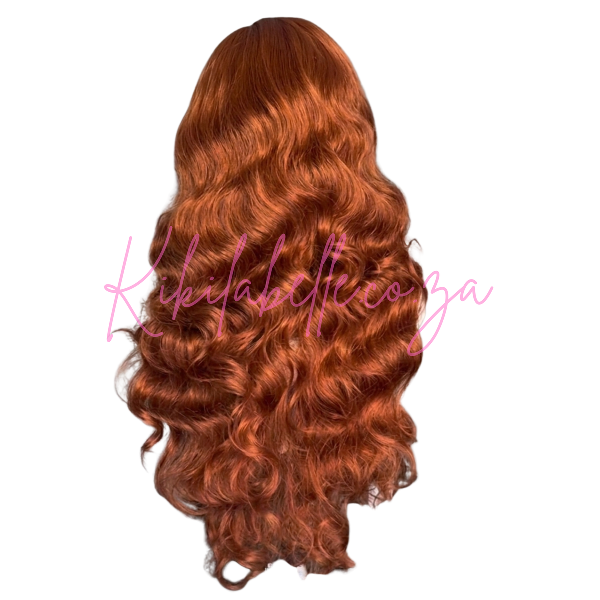 Atarah - 28" Human hair blend - wavy curl- Copper