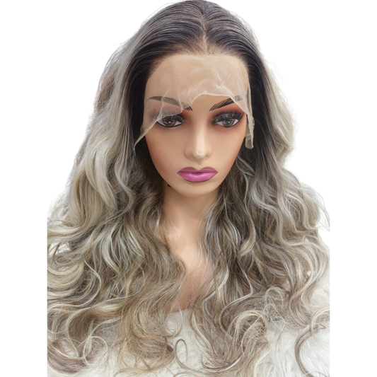 Futura fiber wig - Honey blond highlighs