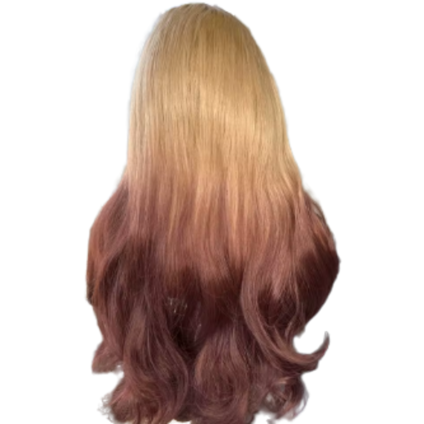 Futura 13x4 20inch wig - Blond and maroon Ombre
