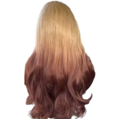 Futura 13x4 20inch wig - Blond and maroon Ombre