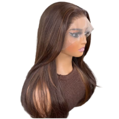 Futura 13x4 20inch wig - Brown highlights