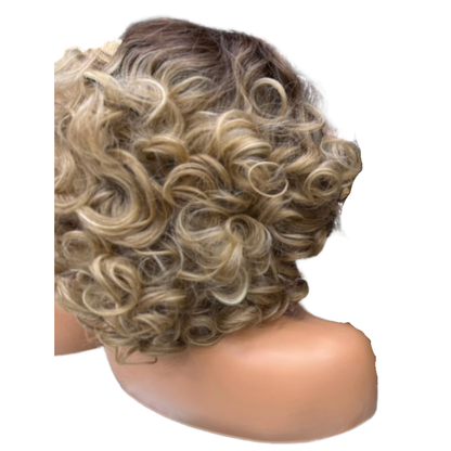 Marilyn Monroe - Flamboyage sand human hair blend wig