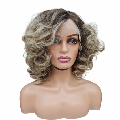 Marilyn Monroe - Flamboyage sand human hair blend wig