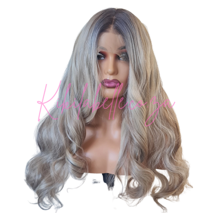 Futura fiber wig - Honey blond highlighs