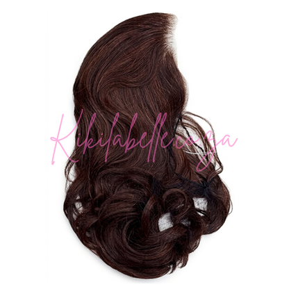 Blow out range - 18" Human hair blend layered wig - Auburn