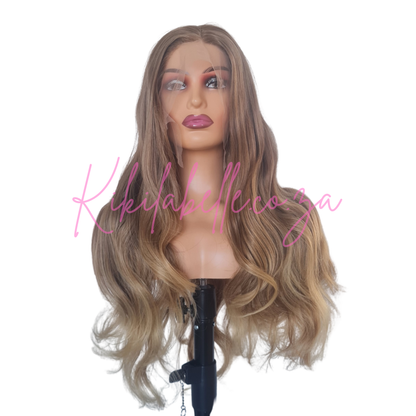 Eliana - 26inch - Human hair blend wig - golden girl
