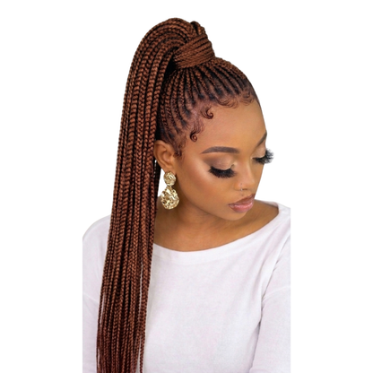 Braided ponytail