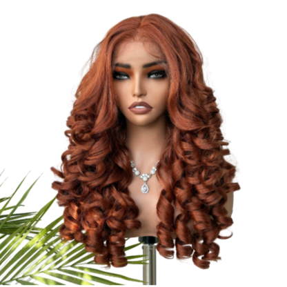 Latisha Kinky texture wig - 24inch - Auburn