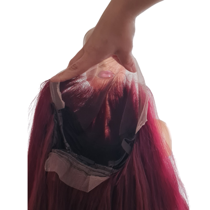 Ariel range - 28" Human Hair blend wig - Ruby