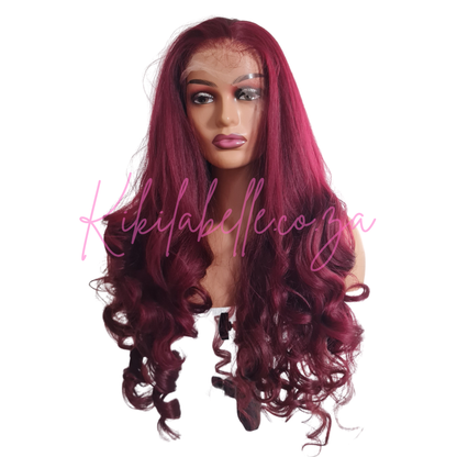 Ariel range - 28" Human Hair blend wig - Ruby