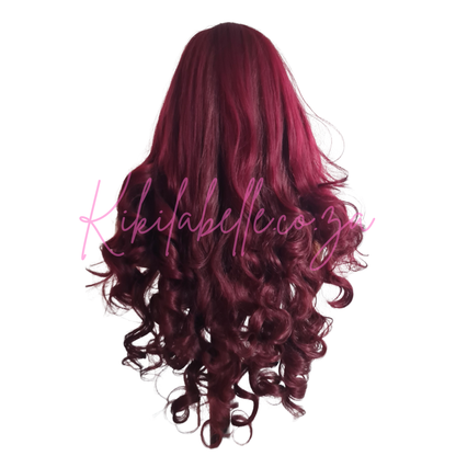 Ariel range - 28" Human Hair blend wig - Ruby