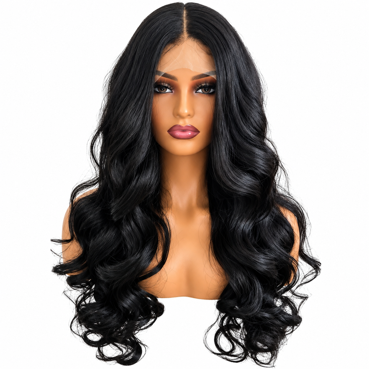 Tehillah - 24" Japanese Futura fiber - wavy - black