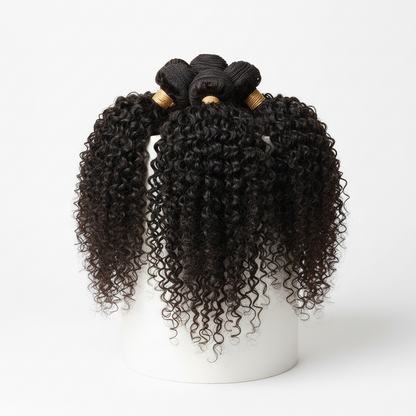 100% Human hair bundles - Curly