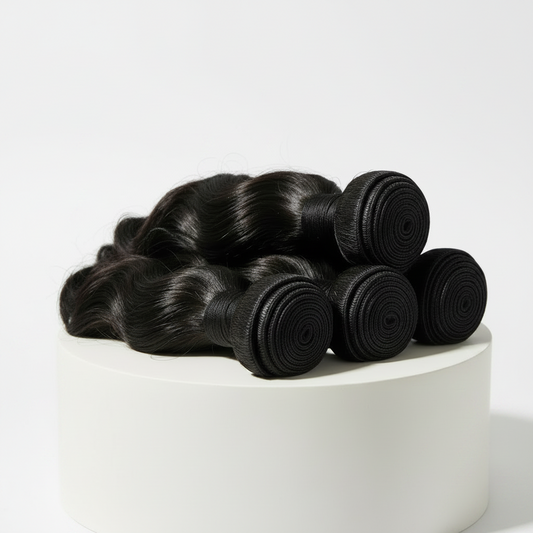 100% human hair bundles - straight
