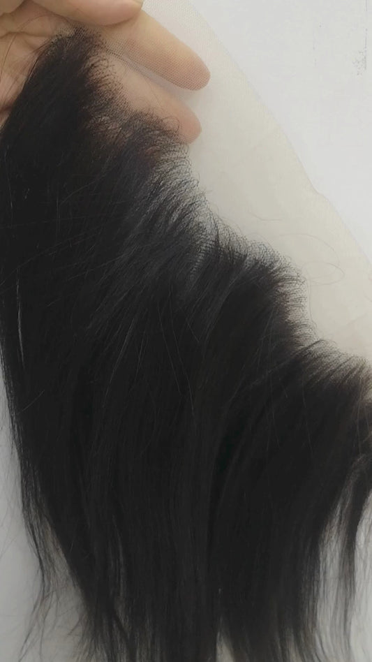 100% Human hair Lace closure - 13 x 4