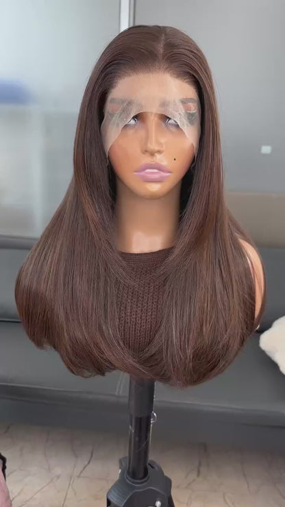 Futura 13x4 20inch wig - Brown highlights